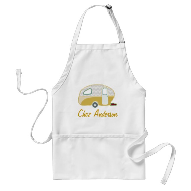 Aventais Personalizados de Caravana Retro (Frente)