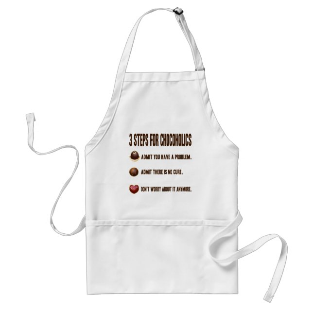 AVENTAL 3 ETAPAS PARA CHOCOHOLICS (Frente)