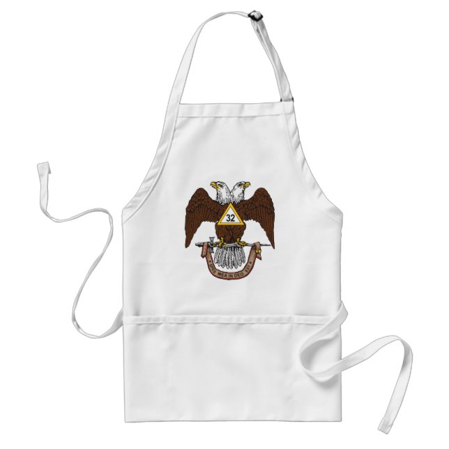 Avental 3ò Rito escocês Brown Eagle do grau (Frente)