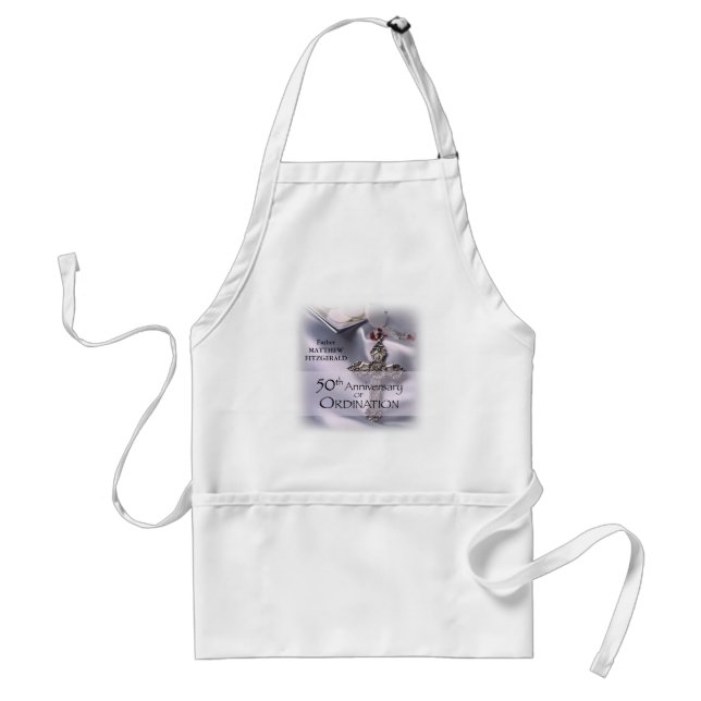 Avental 50º Aniversário do Aniversário da Ordinação de Nom (Frente)
