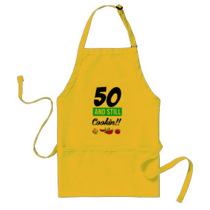 Avental 50 e ainda Cookin