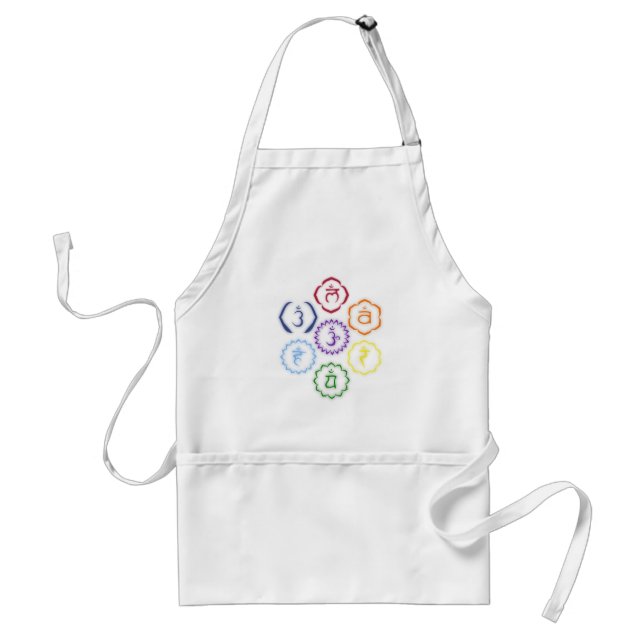 Avental 7 Chakras em um Círculo (Frente)