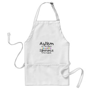 Avental A consciência do autismo não é a tragédia