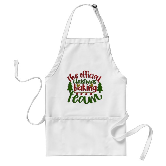 Avental A Equipe Oficial de Baking de Natal (Frente)