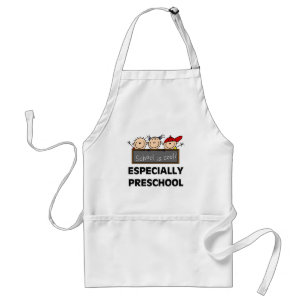 Avental A escola pré-escolar é camiseta legal e presente