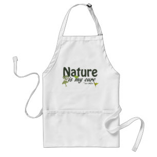 Avental A Natureza É Minha Cura Citação Apron