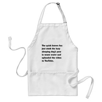 Avental A Raposa Marrom Rápida Acaba de Enfiar... Camiseta