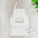 Avental Abrir Livro<br><div class="desc">Apresentando o nosso Livro Aberto, Graphic Apron - uma mistura deliciosa de encanto literário e estilo culinário! Este avental único é perfeito para amantes de livros que querem trazer um toque de magia literária para as aventuras da cozinha. Imagine-se fazendo esse avental, adornada com um gráfico vibrante de um livro...</div>