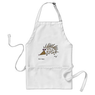Avental Abstrato Hedgehog Apron