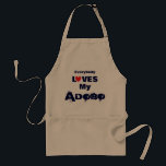 Avental Adobo<br><div class="desc">Imprima seus amigos não somente você cozinheiro bom mas igualmente com este todos ama meu avental do Adobo.</div>