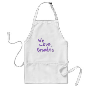 Avental Adoramos Vovó Apron