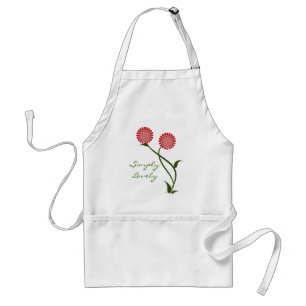 Avental Adorável Blooms Apron, Vermelho