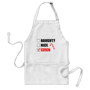Avental Adulto Adulto Design de Natal Checo Malvado Apron