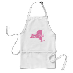 Avental Adulto Apron de Nova Iorque, cor-de-rosa