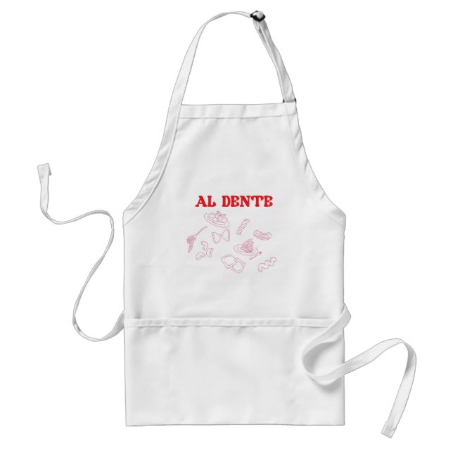 Avental Al Dente Pink e Red Apron (Frente)
