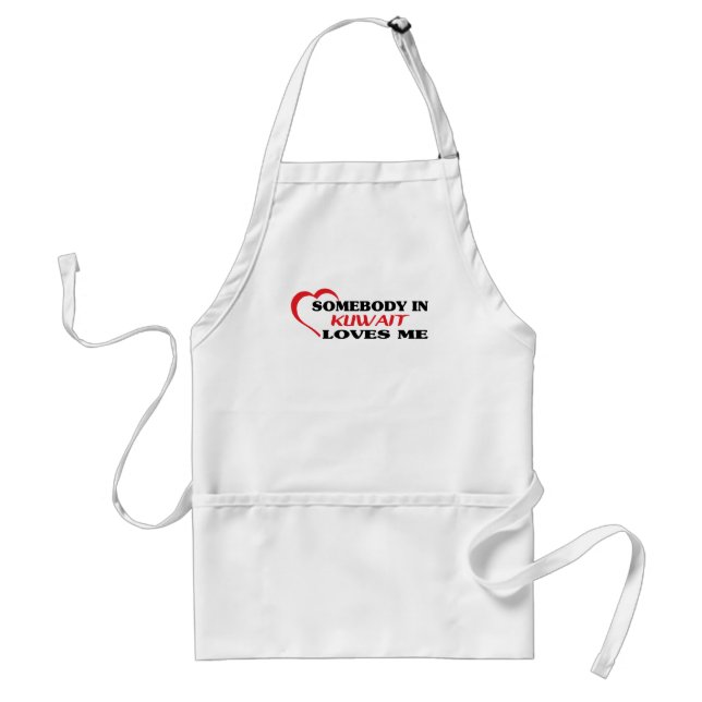 Avental Alguém no Kuwait me ama (Frente)