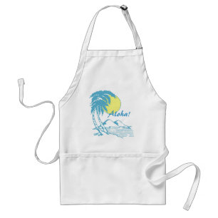 Avental Aloha design havaiano tropical