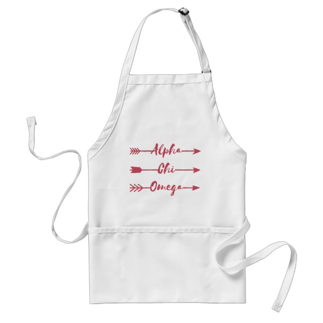 Avental Alpha Chi Omega | Flechas (Frente)