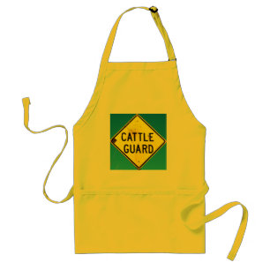 avental amarelo da guarda de gado