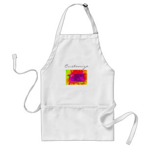 Avental Amarelo roxo Thunder_Cove