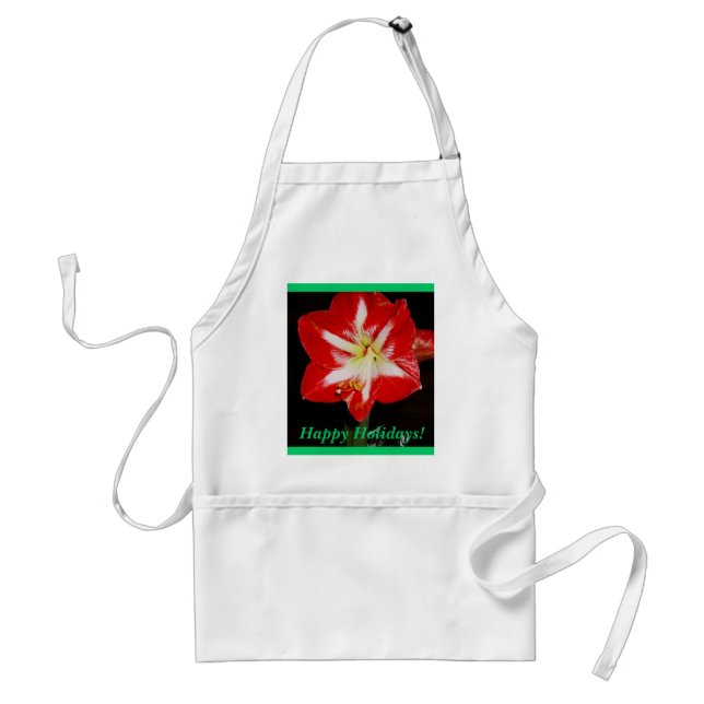 Avental Amaryllis, Felizes Feriados! (Frente)