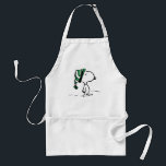 Avental Amendoins | Boné de Neve Verde Snoopy<br><div class="desc">Veja este design de amendoins divertido com Snoopy.</div>
