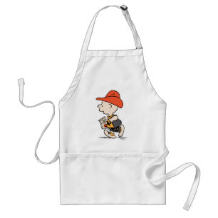Avental Amendoins Charlie Brown Cowboy Halloween
