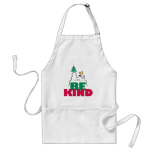Avental Amendoins Snoopy & Woodstock Be Kind