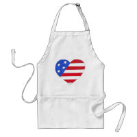 American Flag USA Patriotic Julho 4º Heart Love