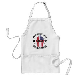 AVENTAL AMERICAN GRILL MASTER - KAMADO EUA FLAG