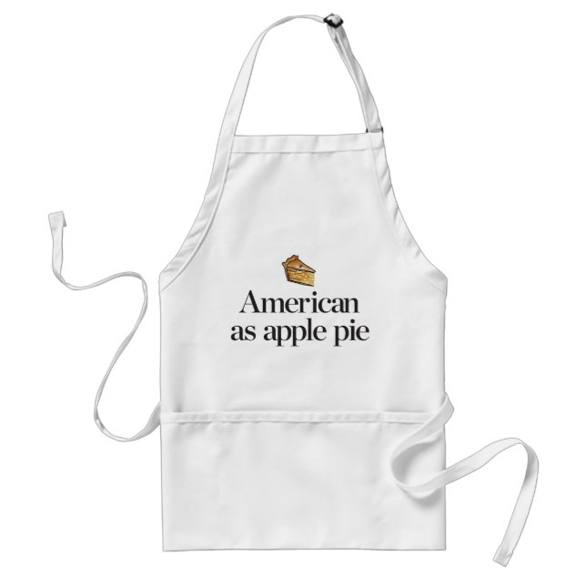 Avental Americano como a torta de Apple (Frente)