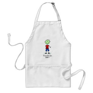 Avental Amo as camisetas e presentes da Feira