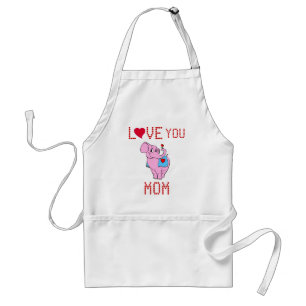 Avental Amo-Te Mãe Apron