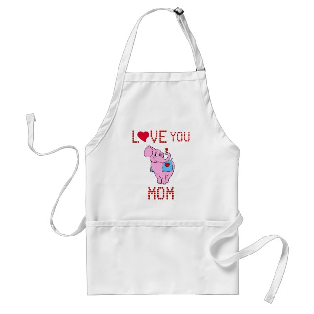 Avental Amo-Te Mãe Apron (Frente)