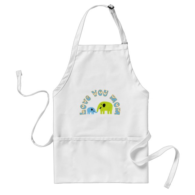 Avental Amo-Te Mãe Aprons (Frente)
