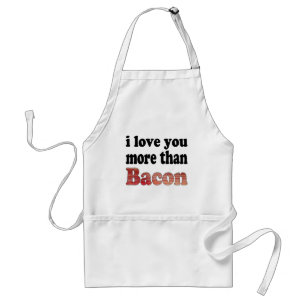 Avental Amo Você Mais Que Bacon