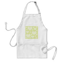 Amor Baking Apron com design de Coração Verde Páli
