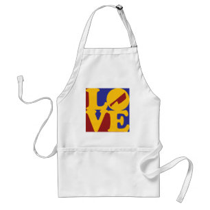 Avental Amor da carne do corte