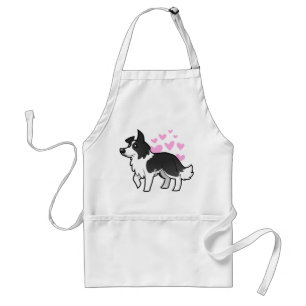 Avental Amor de border collie