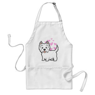 Avental Amor de Terrier branco de montanhas ocidentais
