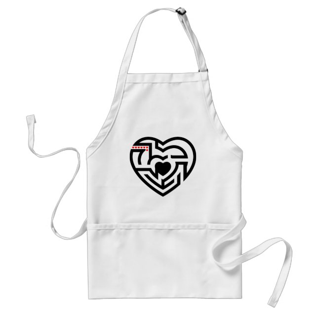Avental amor labirinto (Frente)