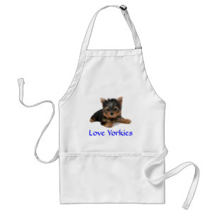 Avental Amor Yorkies Puppy Apron