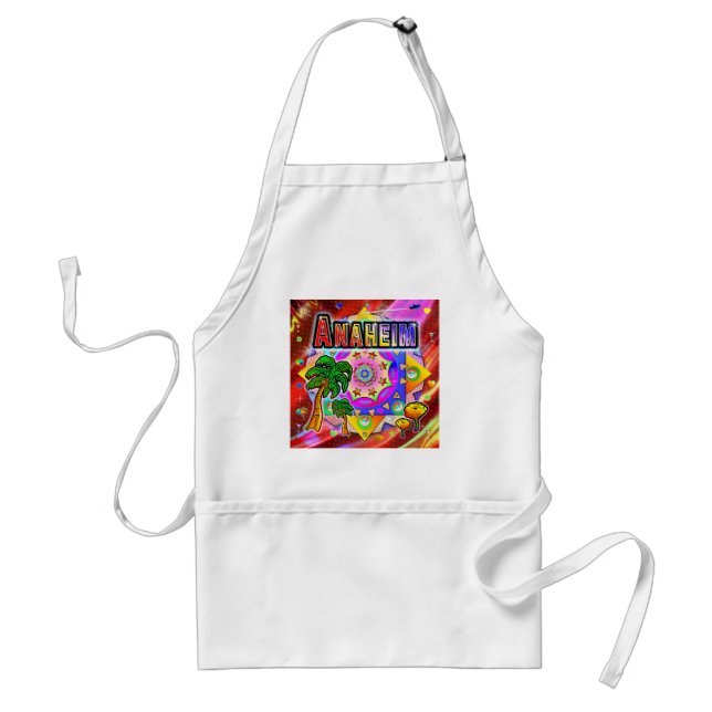 Avental Anaheim Tropical Friends Apron (Frente)