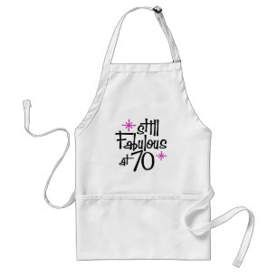 Avental aniversário do 70
