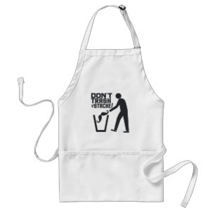 Avental Aplon do Trash Stache - escolha estilo e cor