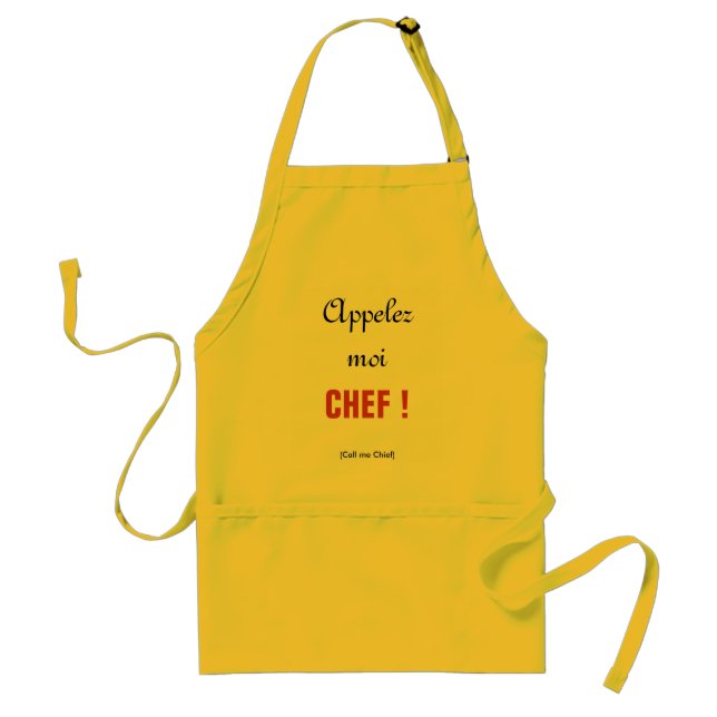 Avental APPELEZ-MOI CHEF Apron (Frente)