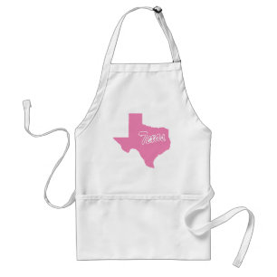 Avental Apron Adulto do Texas - Estado Rosa