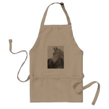 Apron Cavalo desenhado à mão