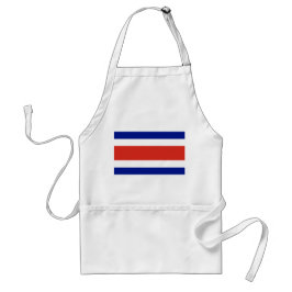 Avental Apron com Bandeira da Costa Rica