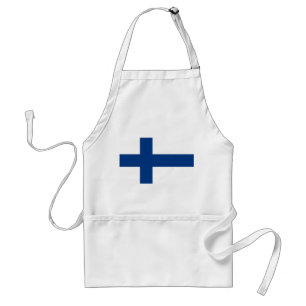 Avental Apron com Bandeira da Finlândia